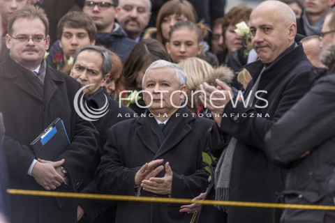  13.12.2014 WARSZAWA POLAND<br />MARSZ W OBRONIE DEMOKRACJI I WOLNOSCI MEDIOW <br />Z UDZIALEM PREZESA PIS JAROSLAWA KACZYNSKIEGO<br />N/Z JAROSLAW KACZYNSKI<br /> 