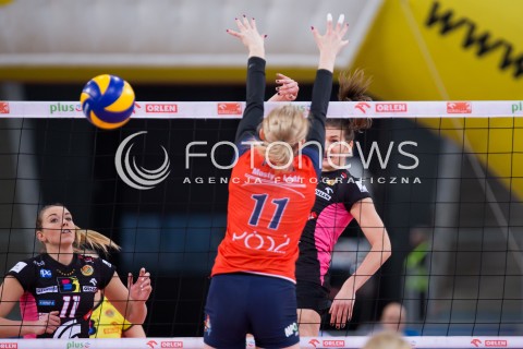  14.12.2014 LODZ SIATKOWKA ORLEN LIGA SEZON 2014/2015 VOLLEYBALL POLISH SEASON BEEF MASTER BUDOWLANI LODZ - BKS ALUPROF BIELSKO-BIALA N/Z ALEKSANDRA TROJAN  