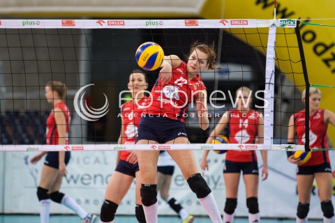  21.12.2014 LODZ SIATKOWKA ORLEN LIGA SEZON 2014/2015 VOLLEYBALL POLISH SEASON BEEF MASTER BUDOWLANI LODZ - POLSKI CUKIER MUSZYNIANKA N/Z JUSTYNA SOSNOWSKA  