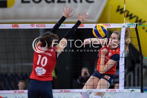  21.12.2014 LODZ SIATKOWKA ORLEN LIGA SEZON 2014/2015 VOLLEYBALL POLISH SEASON BEEF MASTER BUDOWLANI LODZ - POLSKI CUKIER MUSZYNIANKA N/Z EWELINA SIECZKA  
