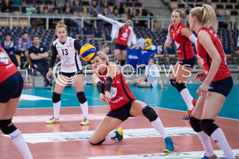  21.12.2014 LODZ SIATKOWKA ORLEN LIGA SEZON 2014/2015 VOLLEYBALL POLISH SEASON BEEF MASTER BUDOWLANI LODZ - POLSKI CUKIER MUSZYNIANKA N/Z KAROLINA ROZYCKA  
