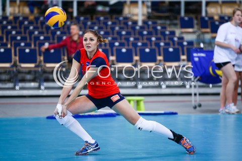  28.12.2014 LODZ SIATKOWKA ORLEN LIGA SEZON 2014/2015 VOLLEYBALL POLISH SEASON BEEF MASTER BUDOWLANI LODZ - DEVELOPERS SKYRES RZESZOW N/Z SYLWETKA ALEKSANDRA SIKORSKA  