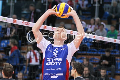  04.01.2015 RZESZOW <br />SIATKOWKA PLUS LIGA 2014/2015 MEN VOLLEYBALL POLAND POLISH PLUSLIGA LEAGUE SEASON 2014/2015 <br />MECZ ASSECO RESOVIA RZESZOW - ZAKSA KEDZIERZYN KOZLE<br />N/Z PAWEL ZAGUMNY SYLWETKA <br /> 