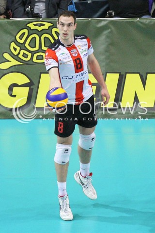 04.01.2015 RZESZOW <br />SIATKOWKA PLUS LIGA 2014/2015 MEN VOLLEYBALL POLAND POLISH PLUSLIGA LEAGUE SEASON 2014/2015 <br />MECZ ASSECO RESOVIA RZESZOW - ZAKSA KEDZIERZYN KOZLE<br />N/Z MARKO IVOVIC SYLWETKA <br /> 