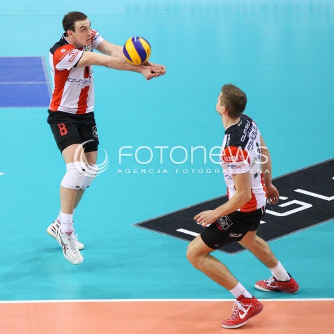  04.01.2015 RZESZOW <br />SIATKOWKA PLUS LIGA 2014/2015 MEN VOLLEYBALL POLAND POLISH PLUSLIGA LEAGUE SEASON 2014/2015 <br />MECZ ASSECO RESOVIA RZESZOW - ZAKSA KEDZIERZYN KOZLE<br />N/Z MARKO IVOVIC SYLWETKA <br /> 