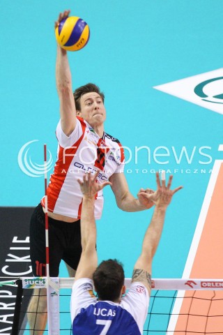  04.01.2015 RZESZOW <br />SIATKOWKA PLUS LIGA 2014/2015 MEN VOLLEYBALL POLAND POLISH PLUSLIGA LEAGUE SEASON 2014/2015 <br />MECZ ASSECO RESOVIA RZESZOW - ZAKSA KEDZIERZYN KOZLE<br />N/Z JOCHEN SCHOPS <br /> 