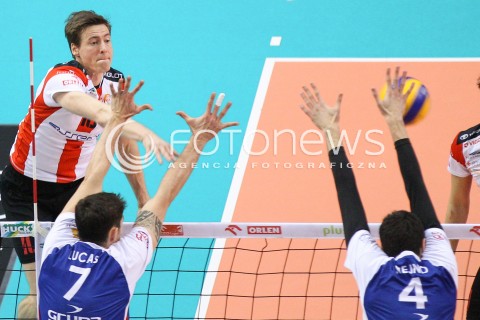  04.01.2015 RZESZOW <br />SIATKOWKA PLUS LIGA 2014/2015 MEN VOLLEYBALL POLAND POLISH PLUSLIGA LEAGUE SEASON 2014/2015 <br />MECZ ASSECO RESOVIA RZESZOW - ZAKSA KEDZIERZYN KOZLE<br />N/Z JOCHEN SCHOPS <br /> 