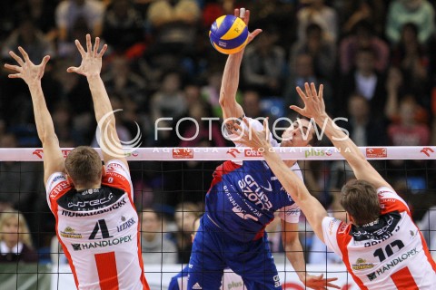  04.01.2015 RZESZOW <br />SIATKOWKA PLUS LIGA 2014/2015 MEN VOLLEYBALL POLAND POLISH PLUSLIGA LEAGUE SEASON 2014/2015 <br />MECZ ASSECO RESOVIA RZESZOW - ZAKSA KEDZIERZYN KOZLE<br />N/Z LUCAS LOH <br /> 