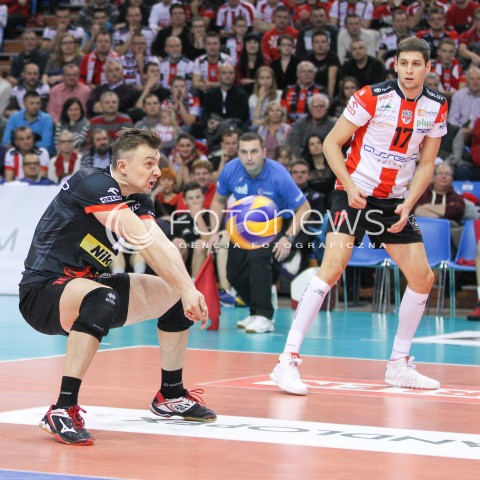  04.01.2015 RZESZOW <br />SIATKOWKA PLUS LIGA 2014/2015 MEN VOLLEYBALL POLAND POLISH PLUSLIGA LEAGUE SEASON 2014/2015 <br />MECZ ASSECO RESOVIA RZESZOW - ZAKSA KEDZIERZYN KOZLE<br />N/Z KRZYSZTOF IGNACZAK NIKOLAY PENCZEV ( PENCHEV ) SYLWETKA <br /> 