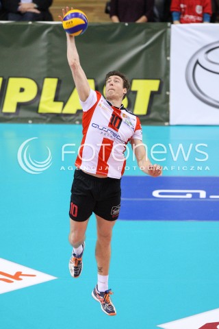  04.01.2015 RZESZOW <br />SIATKOWKA PLUS LIGA 2014/2015 MEN VOLLEYBALL POLAND POLISH PLUSLIGA LEAGUE SEASON 2014/2015 <br />MECZ ASSECO RESOVIA RZESZOW - ZAKSA KEDZIERZYN KOZLE<br />N/Z JOCHEN SCHOPS SYLWETKA<br /> 