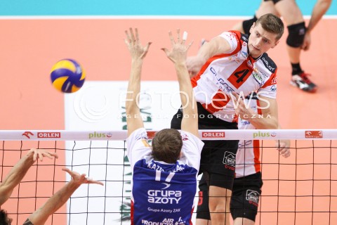  04.01.2015 RZESZOW <br />SIATKOWKA PLUS LIGA 2014/2015 MEN VOLLEYBALL POLAND POLISH PLUSLIGA LEAGUE SEASON 2014/2015 <br />MECZ ASSECO RESOVIA RZESZOW - ZAKSA KEDZIERZYN KOZLE<br />N/Z PIOTR NOWAKOWSKI <br /> 