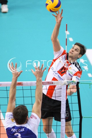  04.01.2015 RZESZOW <br />SIATKOWKA PLUS LIGA 2014/2015 MEN VOLLEYBALL POLAND POLISH PLUSLIGA LEAGUE SEASON 2014/2015 <br />MECZ ASSECO RESOVIA RZESZOW - ZAKSA KEDZIERZYN KOZLE<br />N/Z NIKOLAY PENCZEV ( PENCHEV ) <br /> 