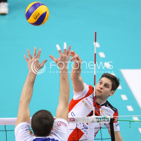  04.01.2015 RZESZOW <br />SIATKOWKA PLUS LIGA 2014/2015 MEN VOLLEYBALL POLAND POLISH PLUSLIGA LEAGUE SEASON 2014/2015 <br />MECZ ASSECO RESOVIA RZESZOW - ZAKSA KEDZIERZYN KOZLE<br />N/Z NIKOLAY PENCZEV ( PENCHEV ) <br /> 
