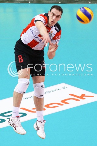  04.01.2015 RZESZOW <br />SIATKOWKA PLUS LIGA 2014/2015 MEN VOLLEYBALL POLAND POLISH PLUSLIGA LEAGUE SEASON 2014/2015 <br />MECZ ASSECO RESOVIA RZESZOW - ZAKSA KEDZIERZYN KOZLE<br />N/Z MARKO IVOVIC SYLWETKA <br /> 