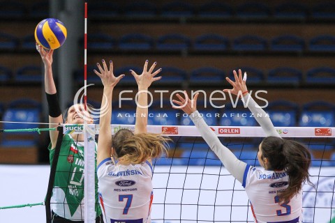  05.01.2015 RZESZOW<br />SIATKOWKA ORLEN LIGA 2014/2015 WOMEN VOLLEYBALL POLAND POLISH ORLENLIGA LEAGUE SEASON 2014/2015<br />MECZ DEVELOPRES SKYRES RZESZOW - IMPEL WROCLAW<br />N/Z JOANNA KACZOR <br /> 