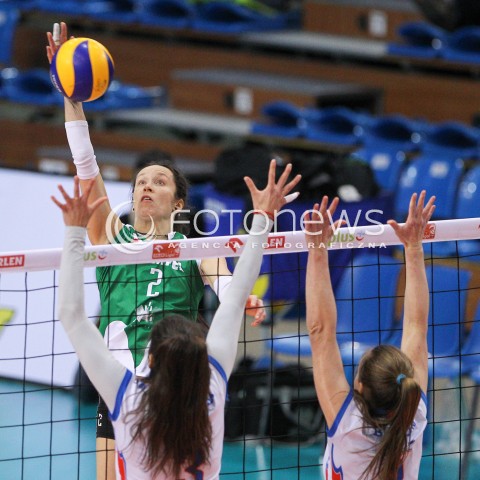  05.01.2015 RZESZOW<br />SIATKOWKA ORLEN LIGA 2014/2015 WOMEN VOLLEYBALL POLAND POLISH ORLENLIGA LEAGUE SEASON 2014/2015<br />MECZ DEVELOPRES SKYRES RZESZOW - IMPEL WROCLAW<br />N/Z KATARZYNA MROCZKOWSKA <br /> 