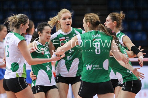  05.01.2015 RZESZOW<br />SIATKOWKA ORLEN LIGA 2014/2015 WOMEN VOLLEYBALL POLAND POLISH ORLENLIGA LEAGUE SEASON 2014/2015<br />MECZ DEVELOPRES SKYRES RZESZOW - IMPEL WROCLAW<br />N/Z AGNIESZKA KAKOLEWSKA KATARZYNA MROCZKOWSKA RADOSC EMOCJE <br /> 