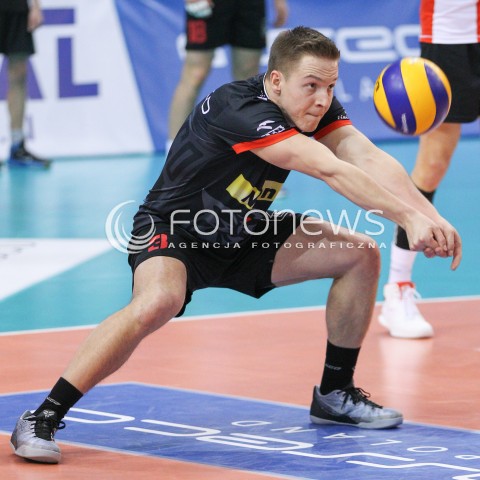  07.01.2015 RZESZOW <br />SIATKOWKA PUCHAR POLSKI SEZON 2014/2015 MEN VOLLEYBALL POLAND POLISH CUP SEASON 2014/2015  <br />MECZ ASSECO RESOVIA RZESZOW - AZS POLITECHNIKA WARSZAWSKA<br />N/Z MICHAL ZUREK SYLWETKA <br /> 