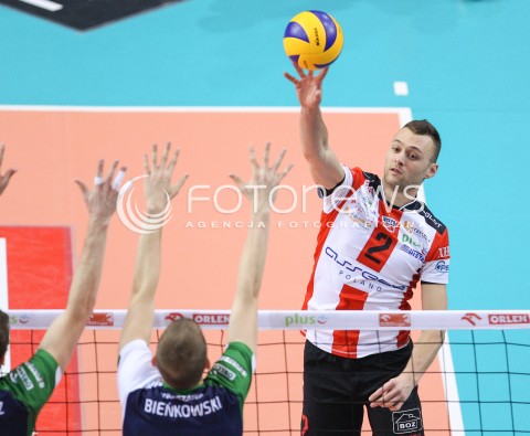  07.01.2015 RZESZOW <br />SIATKOWKA PUCHAR POLSKI SEZON 2014/2015 MEN VOLLEYBALL POLAND POLISH CUP SEASON 2014/2015  <br />MECZ ASSECO RESOVIA RZESZOW - AZS POLITECHNIKA WARSZAWSKA<br />N/Z PAUL LOTMAN <br /> 