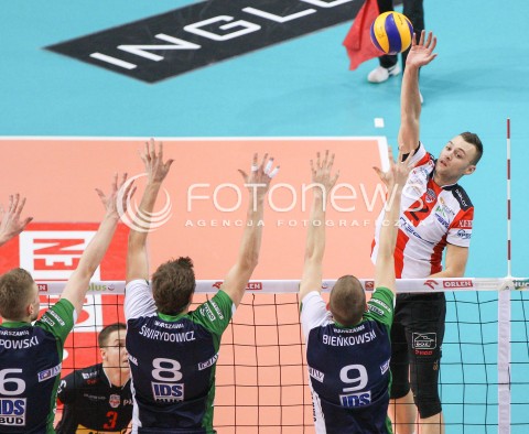  07.01.2015 RZESZOW <br />SIATKOWKA PUCHAR POLSKI SEZON 2014/2015 MEN VOLLEYBALL POLAND POLISH CUP SEASON 2014/2015  <br />MECZ ASSECO RESOVIA RZESZOW - AZS POLITECHNIKA WARSZAWSKA<br />N/Z PAUL LOTMAN <br /> 
