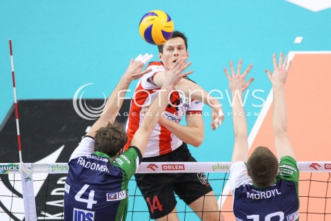  07.01.2015 RZESZOW <br />SIATKOWKA PUCHAR POLSKI SEZON 2014/2015 MEN VOLLEYBALL POLAND POLISH CUP SEASON 2014/2015  <br />MECZ ASSECO RESOVIA RZESZOW - AZS POLITECHNIKA WARSZAWSKA<br />N/Z RAFAL BUSZEK <br /> 