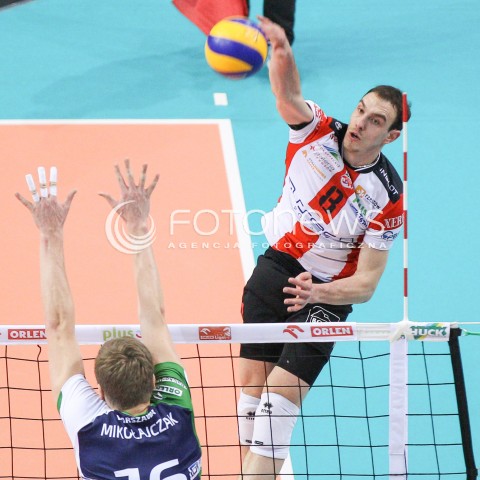  07.01.2015 RZESZOW <br />SIATKOWKA PUCHAR POLSKI SEZON 2014/2015 MEN VOLLEYBALL POLAND POLISH CUP SEASON 2014/2015  <br />MECZ ASSECO RESOVIA RZESZOW - AZS POLITECHNIKA WARSZAWSKA<br />N/Z MARKO IVOVIC <br /> 