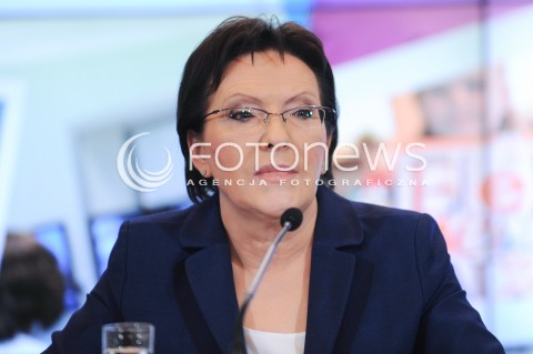  07.01.2015 WARSZAWA <br />KONFERENCJA PRASOWA PREMIER 100 DNI RZADU<br />N/Z EWA KOPACZ<br /> 