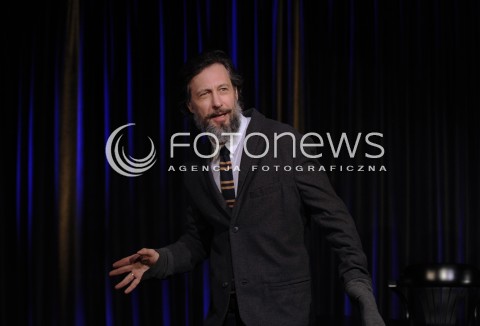  08.01.2015 WARSZAWA OCH TEATR<br />PROBA MEDIALNA SPEKTAKLU WIECZOR FOCHU<br />N/Z SZYMON MAJEWSKI<br /> 