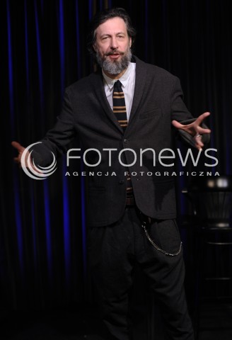 08.01.2015 WARSZAWA OCH TEATR<br />PROBA MEDIALNA SPEKTAKLU WIECZOR FOCHU<br />N/Z SZYMON MAJEWSKI<br /> 
