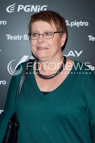 10.01.2015 WARSZAWA TEATR 6 PIETRO<br />PREMIERA SPEKTAKLU POLITYKA<br />N/Z ILONA LEPKOWSKA<br /> 