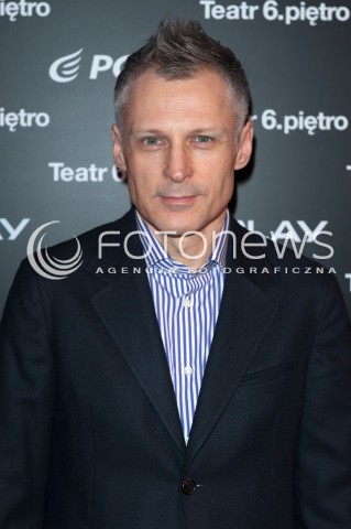  10.01.2015 WARSZAWA TEATR 6 PIETRO<br />PREMIERA SPEKTAKLU POLITYKA<br />N/Z ROBERT KOZYRA<br /> 