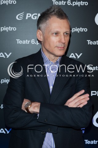  10.01.2015 WARSZAWA TEATR 6 PIETRO<br />PREMIERA SPEKTAKLU POLITYKA<br />N/Z ROBERT KOZYRA<br /> 