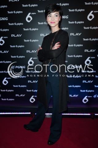  10.01.2015 WARSZAWA TEATR 6 PIETRO<br />PREMIERA SPEKTAKLU POLITYKA<br />N/Z PAULINA DRAZBA<br /> 