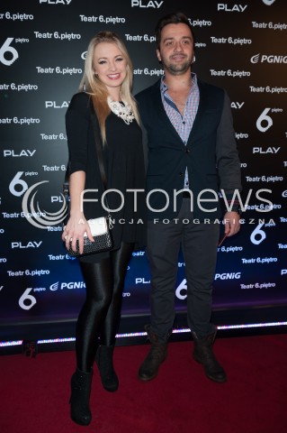  10.01.2015 WARSZAWA TEATR 6 PIETRO<br />PREMIERA SPEKTAKLU POLITYKA<br />N/Z BARBARA KURDEJ - SZATAN MAZ PARTNER<br /> 