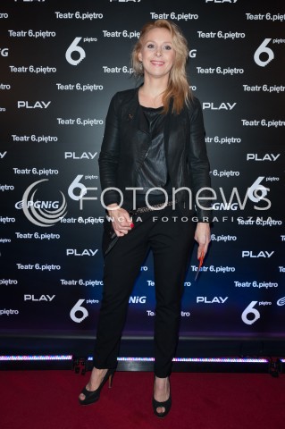  10.01.2015 WARSZAWA TEATR 6 PIETRO<br />PREMIERA SPEKTAKLU POLITYKA<br />N/Z PAULINA HOLTZ<br /> 