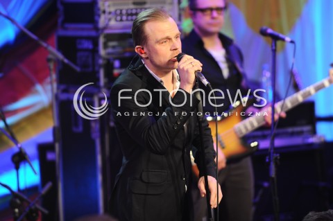  11.01.2015 WARSZAWA TVP2<br />23 FINAL WIELKIEJ ORKIESTRY SWIATECZNEJ POMOCY<br />N/Z PIOTR ROGUCKI<br /> 