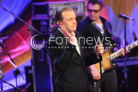  11.01.2015 WARSZAWA TVP2<br />23 FINAL WIELKIEJ ORKIESTRY SWIATECZNEJ POMOCY<br />N/Z PIOTR ROGUCKI<br /> 