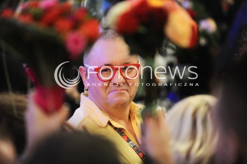  11.01.2015 WARSZAWA TVP2<br />23 FINAL WIELKIEJ ORKIESTRY SWIATECZNEJ POMOCY<br />N/Z JUREK OWSIAK JERZY<br /> 