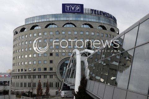  11.01.2015 WARSZAWA TVP2<br />23 FINAL WIELKIEJ ORKIESTRY SWIATECZNEJ POMOCY<br />N/Z BUDYNEK TVP ZDJECIE ILUSTRACYJNE TELEWIZJA POLSKA ILUSTRANT WORONICZA<br /> 