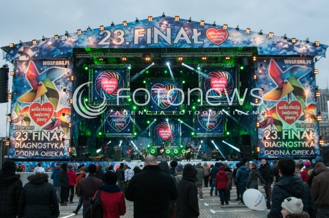  11.01.2015 WARSZAWA<br />23 FINAL WIELKIEJ ORKIESTRY SWIATECZNEJ POMOCY<br />N/Z SCENA <br /> 