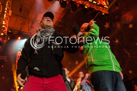  11.01.2015 WARSZAWA<br />23 FINAL WIELKIEJ ORKIESTRY SWIATECZNEJ POMOCY<br />N/Z JUREK OWSIAK JERZY<br /> 