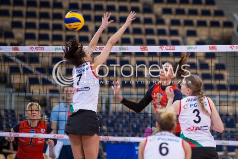  12.01.2015 LODZ SIATKOWKA ORLEN LIGA SEZON 2014/2015 VOLLEYBALL POLISH SEASON BEEF MASTER BUDOWLANI LODZ - PGNIG NAFTA PILA N/Z GABRIELA POLANSKA  