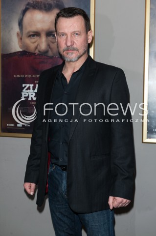  12.01.2015 WARSZAWA<br />POKAZ PRASOWY FILMU ZIARNO PRAWDY<br />N/Z ROBERT WIECKIEWICZ<br /> 