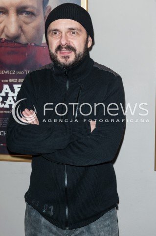  12.01.2015 WARSZAWA<br />POKAZ PRASOWY FILMU ZIARNO PRAWDY<br />N/Z ARKADIUSZ JAKUBIK<br /> 
