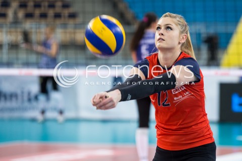  16.01.2015 LODZ SIATKOWKA ORLEN LIGA SEZON 2014/2015 VOLLEYBALL POLISH SEASON BEEF MASTER BUDOWLANI LODZ - AZS WSBIP KSZO OSTROWIEC SWIETOKRZYSKI N/Z MARTYNA GRAJBER SYLWETKA  