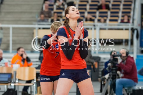  16.01.2015 LODZ SIATKOWKA ORLEN LIGA SEZON 2014/2015 VOLLEYBALL POLISH SEASON BEEF MASTER BUDOWLANI LODZ - AZS WSBIP KSZO OSTROWIEC SWIETOKRZYSKI N/Z RADOSC EMOCJE WYGRANA GABRIELA POLANSKA  