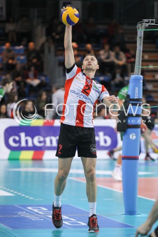  17.01.2015 RZESZOW<br />SIATKOWKA PLUSLIGA 2014/2015 MEN VOLLEYBALL POLAND POLISH PLUS LIGA LEAGUE SEASON 2014/2015<br />MECZ ASSECO RESOVIA - AZS POLITECHNIKA WARSZAWSKA<br />N/Z PAUL LOTMAN SYLWETKA <br /> 