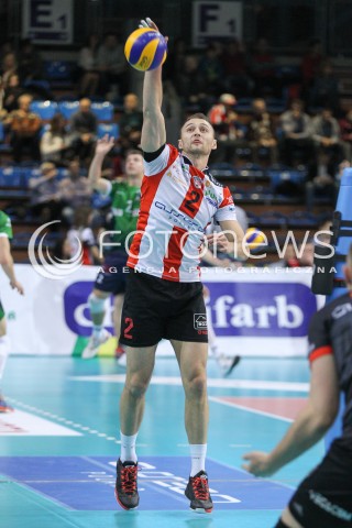 17.01.2015 RZESZOW<br />SIATKOWKA PLUSLIGA 2014/2015 MEN VOLLEYBALL POLAND POLISH PLUS LIGA LEAGUE SEASON 2014/2015<br />MECZ ASSECO RESOVIA - AZS POLITECHNIKA WARSZAWSKA<br />N/Z PAUL LOTMAN SYLWETKA <br /> 
