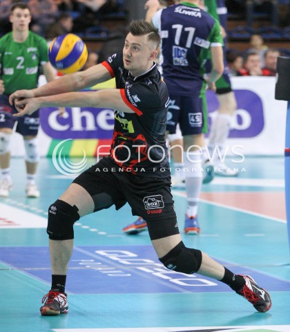  17.01.2015 RZESZOW<br />SIATKOWKA PLUSLIGA 2014/2015 MEN VOLLEYBALL POLAND POLISH PLUS LIGA LEAGUE SEASON 2014/2015<br />MECZ ASSECO RESOVIA - AZS POLITECHNIKA WARSZAWSKA<br />N/Z KRZYSZTOF IGNACZAK SYLWETKA <br /> 