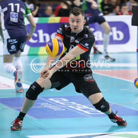  17.01.2015 RZESZOW<br />SIATKOWKA PLUSLIGA 2014/2015 MEN VOLLEYBALL POLAND POLISH PLUS LIGA LEAGUE SEASON 2014/2015<br />MECZ ASSECO RESOVIA - AZS POLITECHNIKA WARSZAWSKA<br />N/Z KRZYSZTOF IGNACZAK SYLWETKA <br /> 